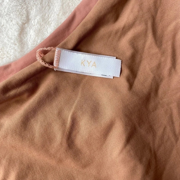 New! Free People x Kya Stella  reversible bikini bottom rose sand 19058 - Picture 6 of 9